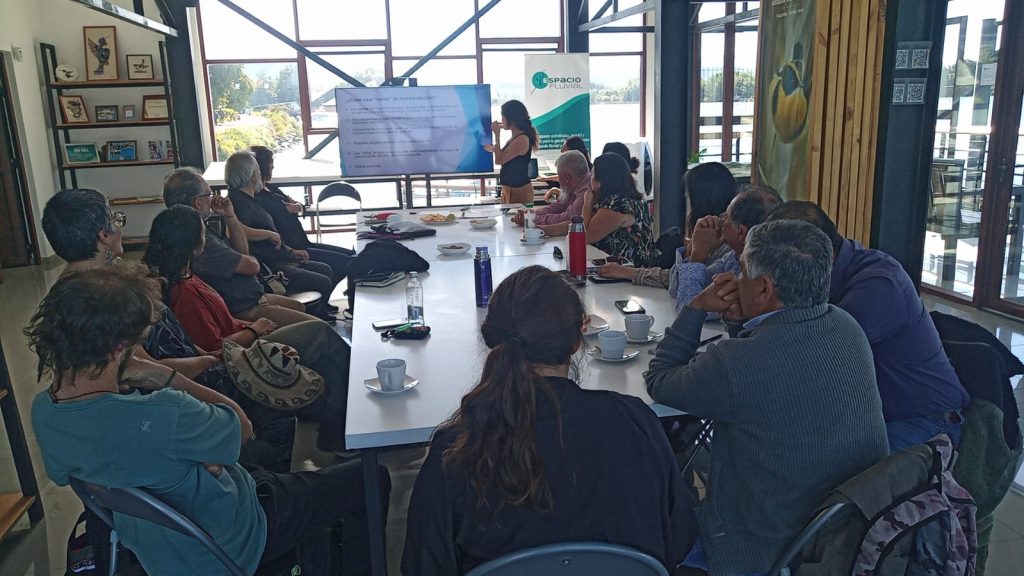 Taller vocería proyecto IECB para la zona central.